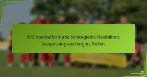 3V3 Voetbalformatie Strategieën: Flexibiliteit, Aanpassingsvermogen, Rollen